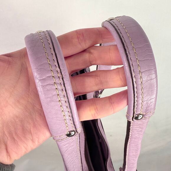 Coach Penelope Lavender Leather Shoulder Bag - Picture 4 of 14